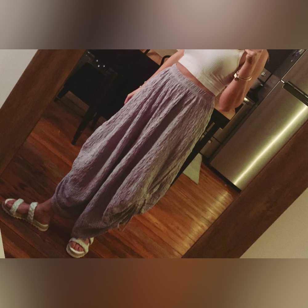Urban Outfitters Wide Leg Tie Up Pants Small